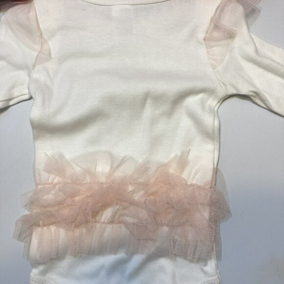 Baby Kiss My First Christmas 3-Piece Cotton Tulle Holly Red One Pieces-3… - Picture 4 of 12